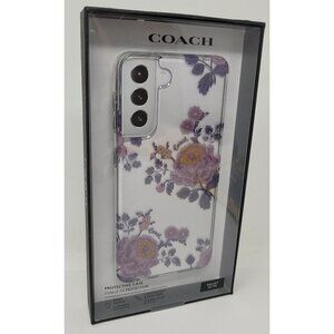 Coach Protective Case for Samsung Galaxy S21 5G / S21 - Moody Floral Purple